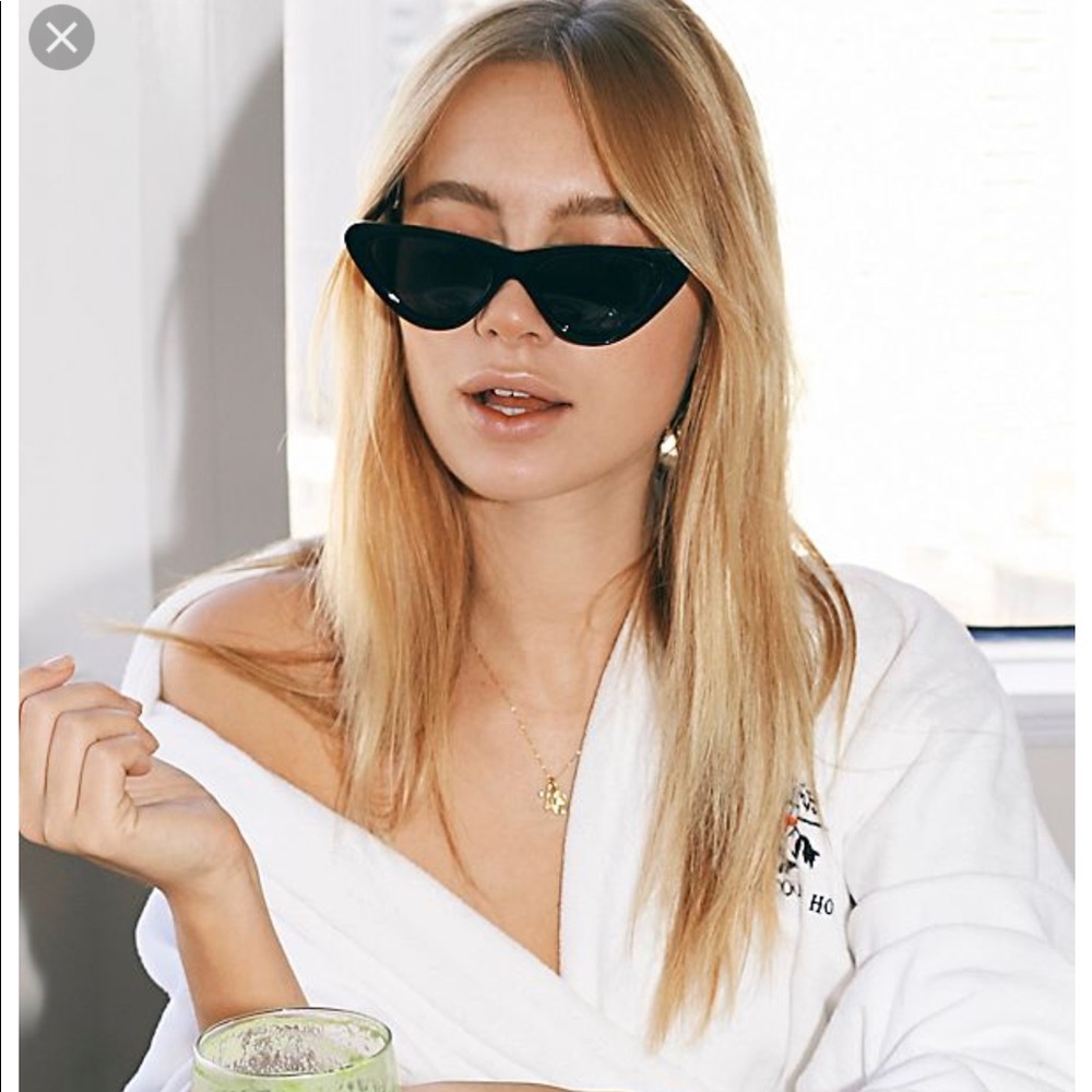 Free People Vienna Cat Eye Black Sunnies SOLD OUT